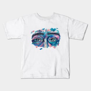 Sad and crying eyes. Kids T-Shirt